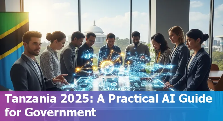 Government officials discussing AI strategy at Tanzania National AI Forum 2025 in Dar es Salaam, Tanzania