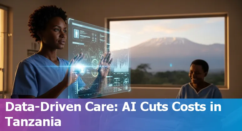 Healthcare workers using AI tools for supply chain, telemedicine and drones in Tanzania