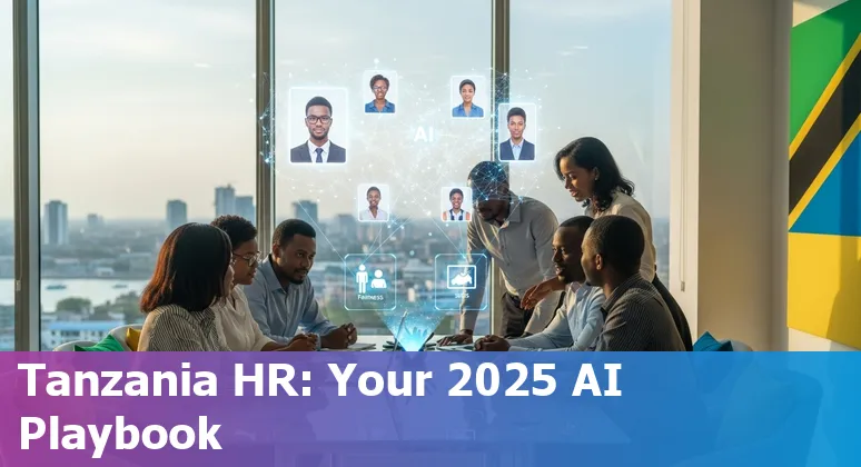 HR professional using AI tools for recruitment and learning in Tanzania in 2025