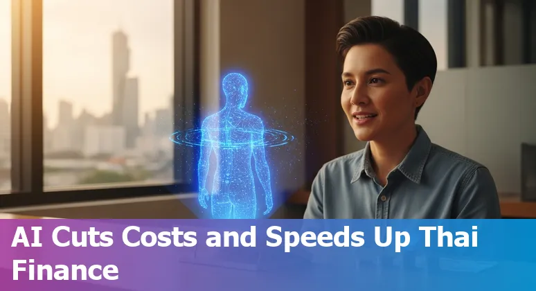 Financial services team using AI dashboard and analytics in Thailand