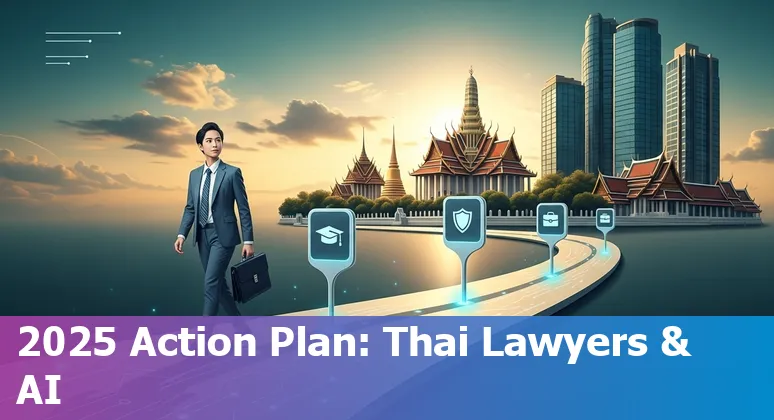 Thai lawyer using AI tools for legal work in Thailand, 2025