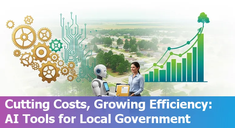 Government contractor team using AI dashboards in The Woodlands, Texas to cut costs and improve efficiency