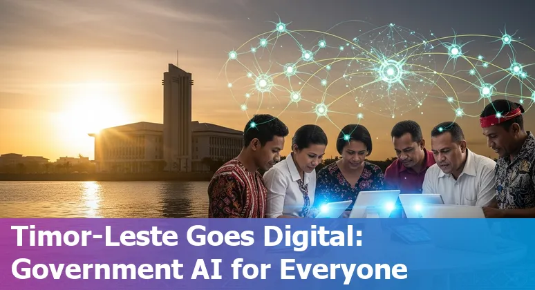 Government officials discussing AI readiness and e‑governance in Timor-Leste in 2025