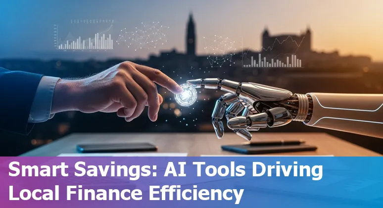 AI assisting financial services staff in Toledo, Ohio — chatbot dashboard and document processing on screen