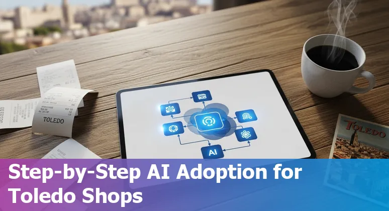 Retail employees using AI dashboard in a Toledo, Ohio store — 2025 guide image