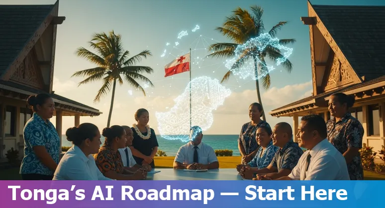 Government of Tonga AI strategy and roadmap 2025: pilots, governance, data modernization, and workforce in Tonga