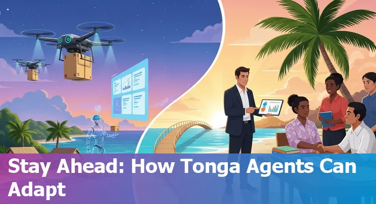 Tongan real estate professionals discussing AI risks and adaptation strategies around a table