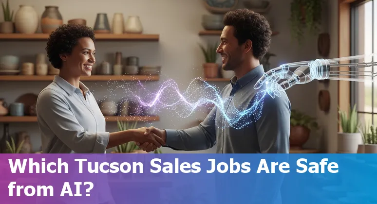 Sales rep using AI tools in Tucson, Arizona office — navigating AI and sales jobs in 2025