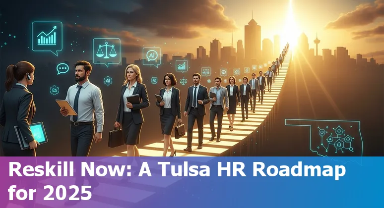Tulsa, Oklahoma HR professionals discussing AI adoption and reskilling in 2025