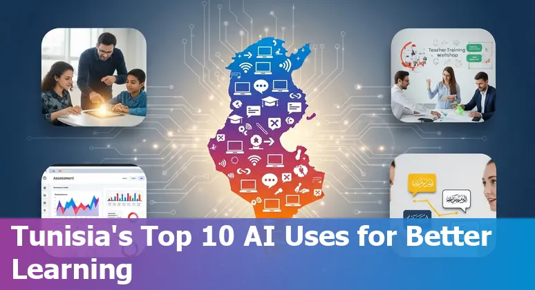 Educators using AI tools to create bilingual Tunisian lesson plans, analytics dashboards and tutoring chatbots