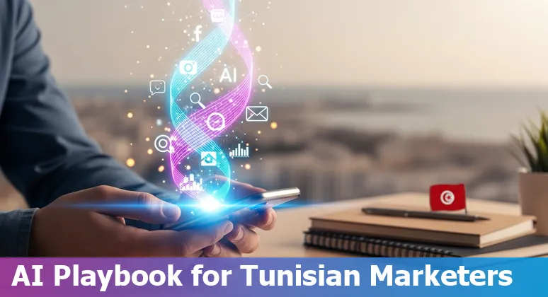 Illustration of AI training for marketing professionals in Tunis, Tunisia, 2025