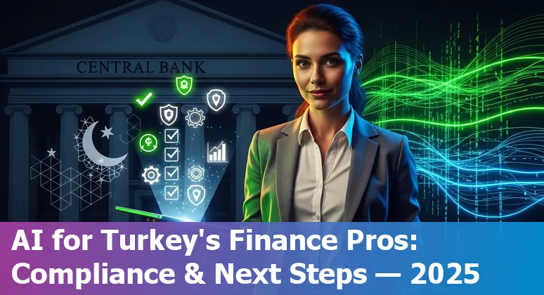 Finance professional using AI tools in Turkey, 2025 guide image