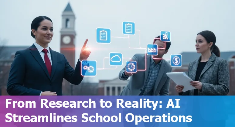 Education technology team using AI tools in Tuscaloosa, Alabama to reduce costs and improve efficiency