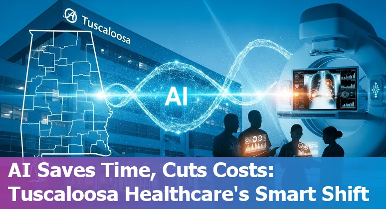 AI dashboard helping a Tuscaloosa, Alabama hospital reduce costs and improve efficiency