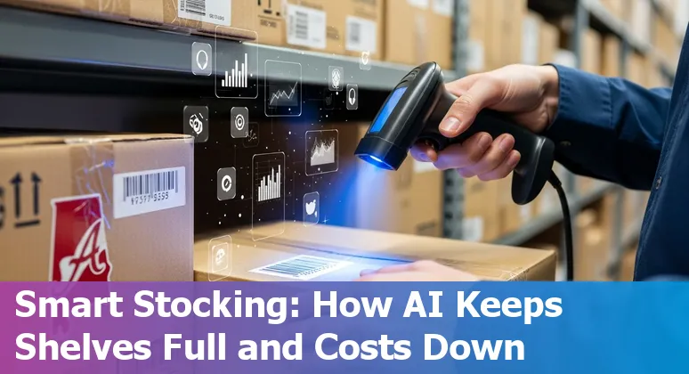 Retail store staff using AI tools to manage inventory and customer service in Tuscaloosa, Alabama