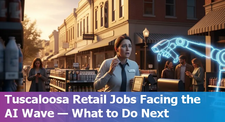 Tuscaloosa retail workers adapting to AI with training and in-store technology.