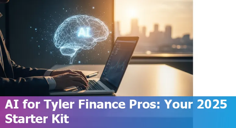 Finance professional using AI dashboard in Tyler, Texas in 2025