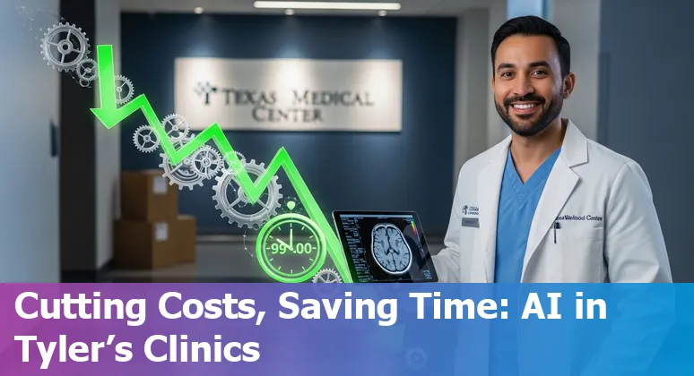 Healthcare staff using AI dashboards to improve scheduling and cut costs at a hospital in Tyler, Texas, US