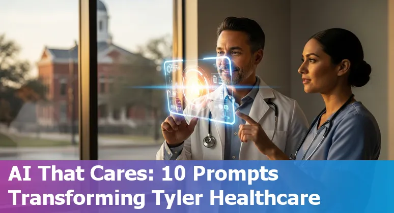 Healthcare AI in Tyler Texas: clinicians using AI tools like Nuance DAX and GE AIR Recon DL with governance checklists.