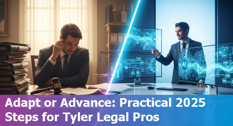 Lawyers and AI tools in Tyler, Texas — adapting legal jobs in 2025 in Tyler, Texas