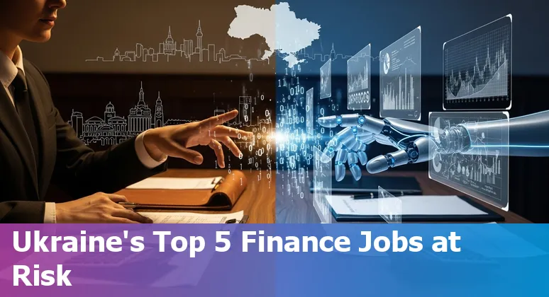 Ukrainian bank staff learning AI tools; a teller, analyst and compliance officer collaborating on a laptop