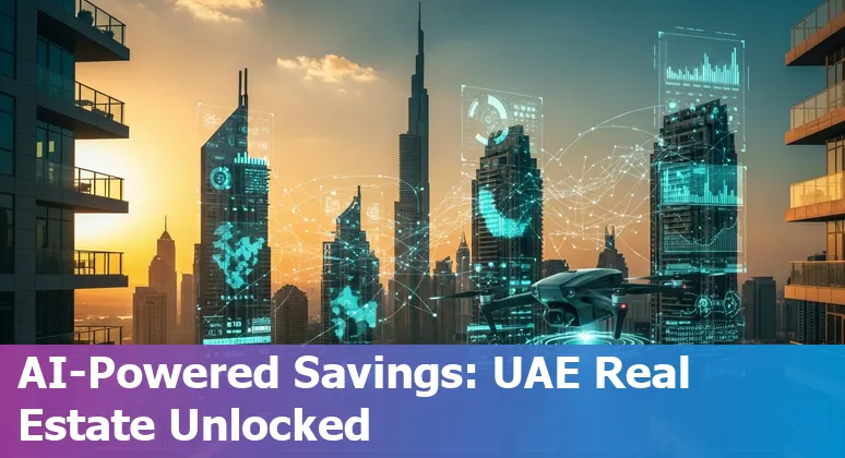 AI-powered real estate dashboard for United Arab Emirates developers showing AVM, chatbots and predictive maintenance