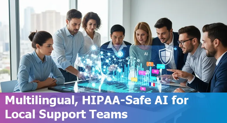 Victorville, California customer service professional using AI chat tools in 2025 - multilingual, HIPAA-aware support