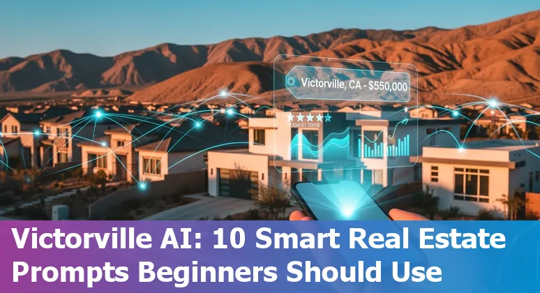 Agent using AI tools to create a Victorville real estate listing with virtual tour, property valuation, and desert-style virtual staging