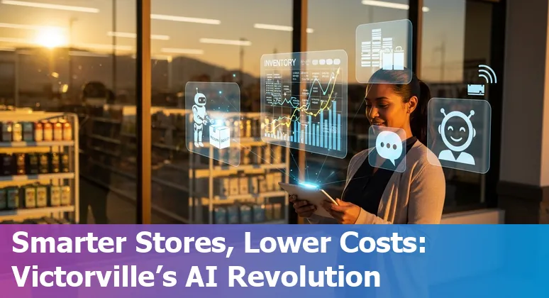 Victorville, California retail store using AI-powered inventory and chatbots to cut costs and improve efficiency in the USA.