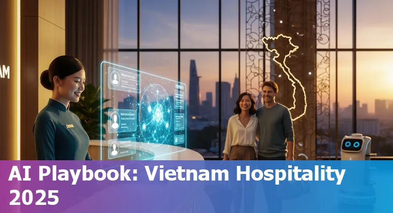 AI in Viet Nam hospitality: chatbot kiosk and VR hotel tour showcasing Viet Nam innovation