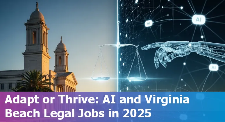 Virginia Beach, United States legal team using AI tools in 2025 office scene