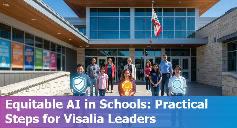 Educators and students discussing AI tools in a Visalia, California classroom, 2025