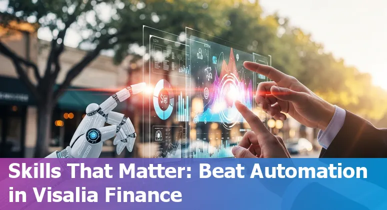 Finance professional using AI tools at a small Visalia, California office — learning and adapting to AI in 2025