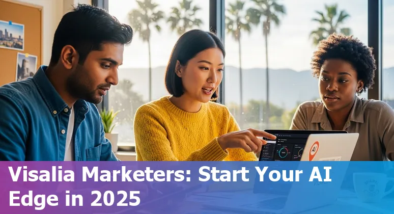Visalia, California marketer using AI tools in 2025 to optimize local campaigns and customer outreach