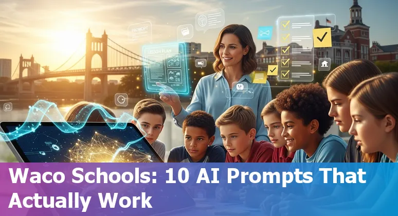 Educators in Waco using AI tools like Khanmigo, MagicSchool, and Microsoft Copilot to design lessons and run pilots.