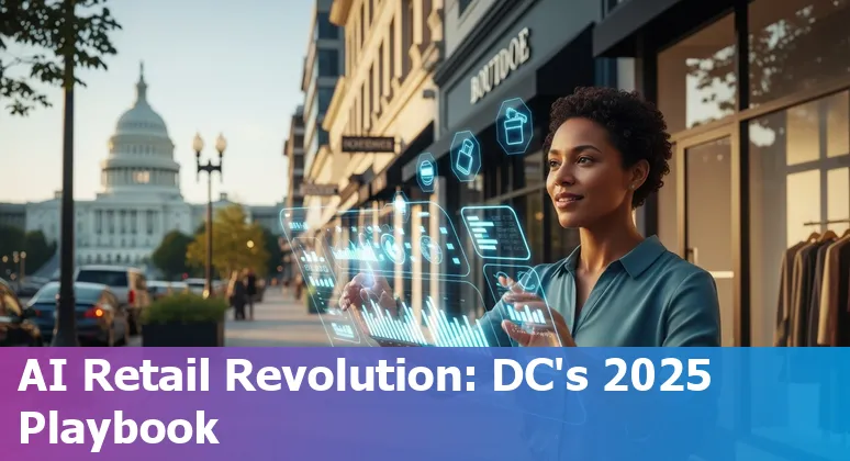 Retail AI implementation in Washington, DC in 2025 showing store analytics and policy documents related to District of Columbia
