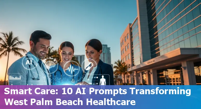Healthcare AI in West Palm Beach: clinicians using AI tools for imaging, documentation, triage, and mental health support.