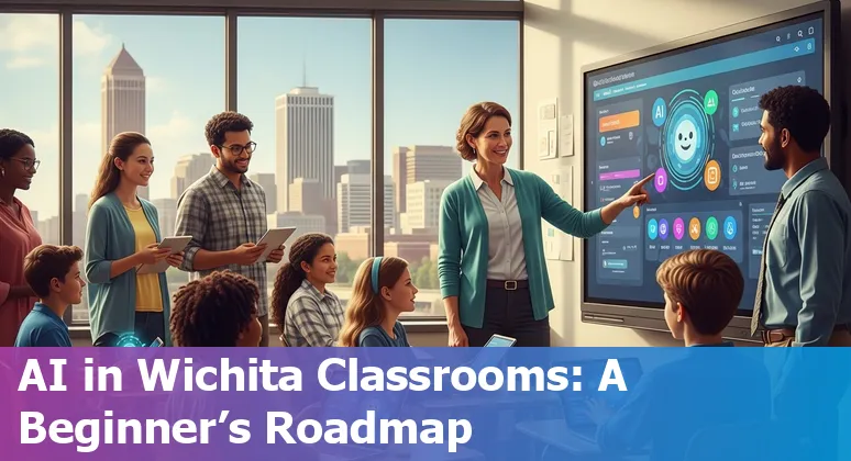 Educators in Wichita, Kansas using AI tools like Microsoft Copilot in classrooms — 2025 guide image