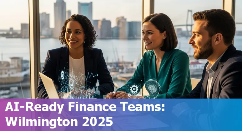 Finance professional using AI dashboard in Wilmington, North Carolina, USA in 2025