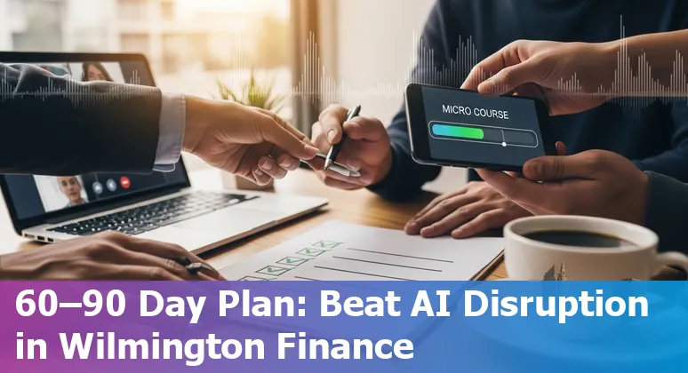 Finance professional using AI tools in Wilmington, North Carolina, US, planning upskilling and automation