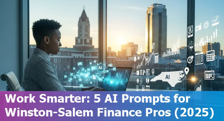 Finance professional using AI prompts to analyze local university and community financial data in Winston‑Salem.