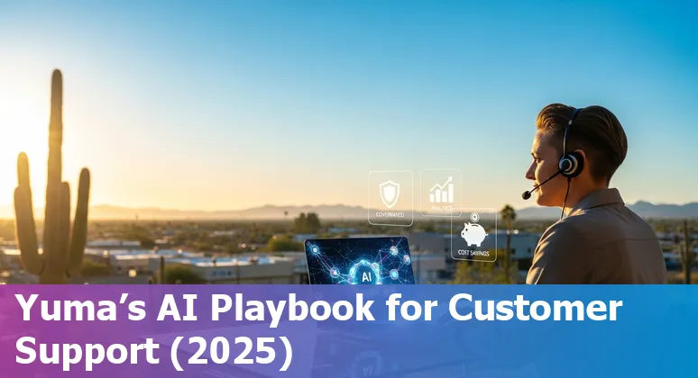 Customer service agent using AI dashboard in Yuma, Arizona in 2025