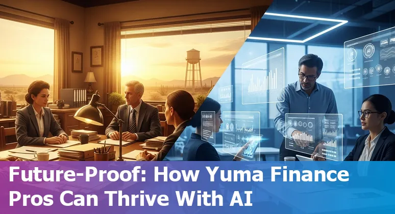 Finance team using AI tools in Yuma, Arizona office — 2025 adaptation and upskilling